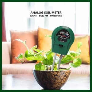 Analog Soil Tester (PH Meter – Light – Moisture)