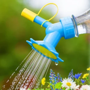 Dual Head Garden Plant Watering Sprinkler Bottle Cap Nozzle DIY Mini Irrigation Head Suitable for Indoor and Outdoor Nursery Potted Garden Irrigation Tool