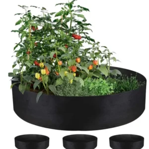 Premium Quality Vegetable Bag (Dia 35" Hight 10") 1 PCS, Plant Vegetable Bags Synthetic Pot