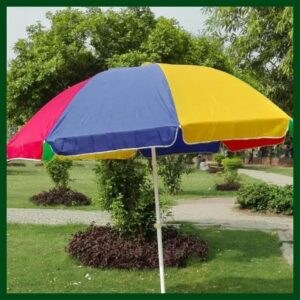 Garden Umbrella – 48 inch – Multicolor (double rod)